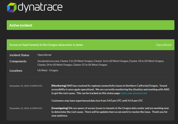 Dynatrace社のレポート