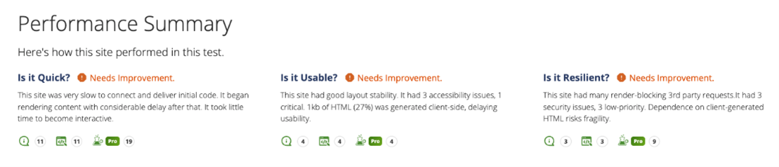 WebPageTest 画面1